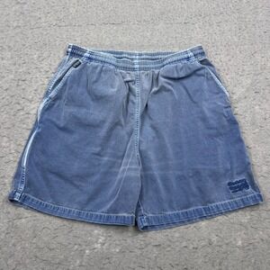 Crazy Shirts Hawaii Shorts Mens Large Blueberry Dyed Twill 6" Stretch Beach Fade